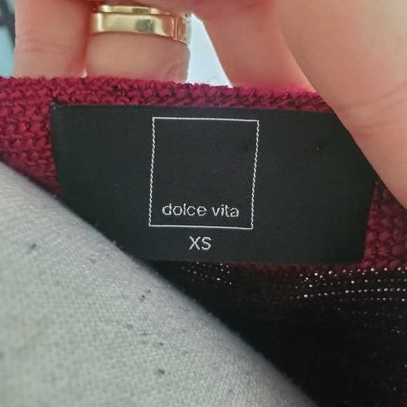 Dolce Vita Beaded Peplum Sweater - Picture 7 of 8